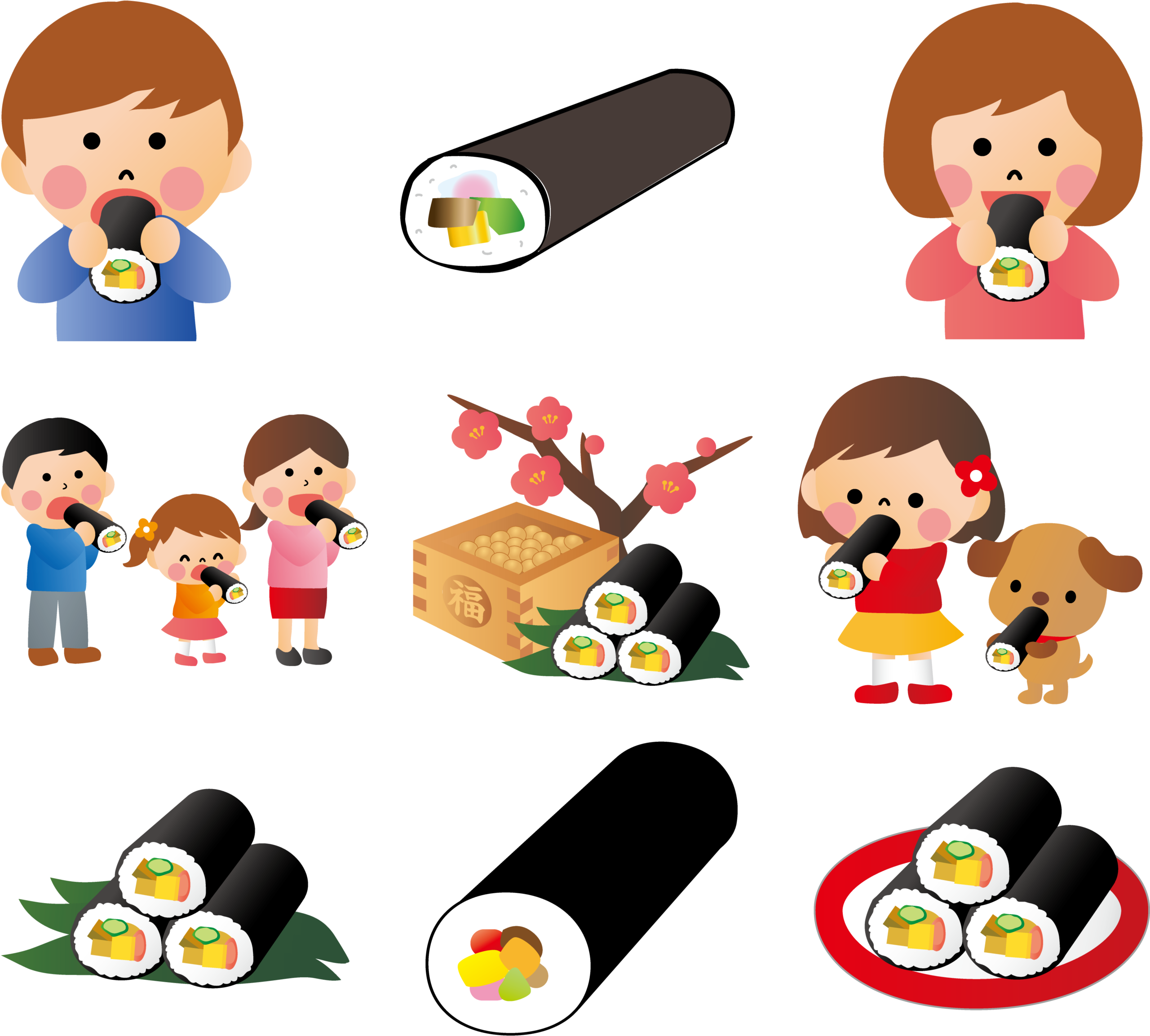 【節分の日】2025年恵方巻きの由来と食べ方について解説