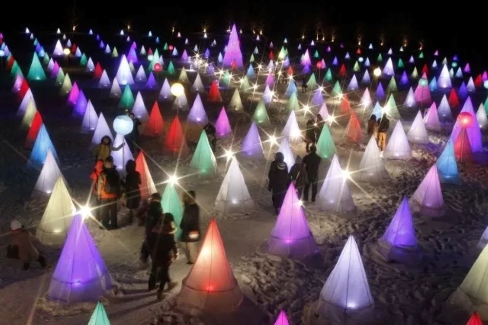 第35回おとふけ十勝川白鳥まつり彩凛華R（北海道河東郡）